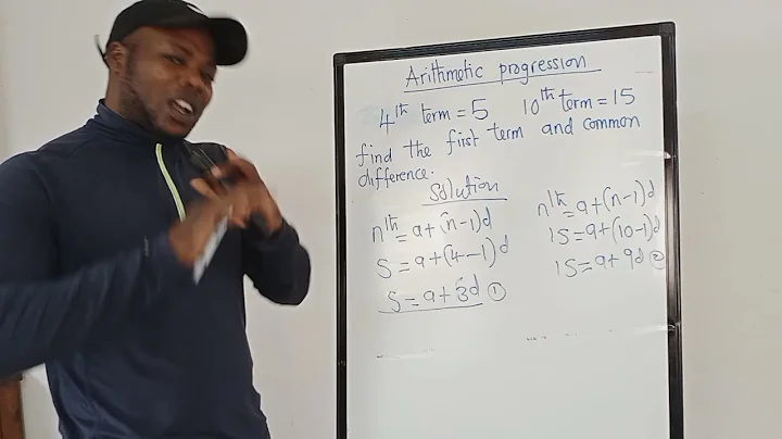 Arithmetic progression - The 4th term is 5 and 10ty term is 15, find the first term and common ratio
