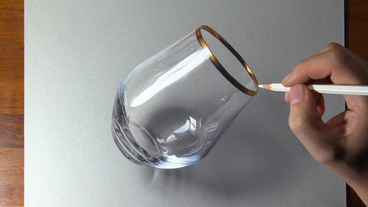 Wine Glass Drawing: Easy, Simple and Step by Step