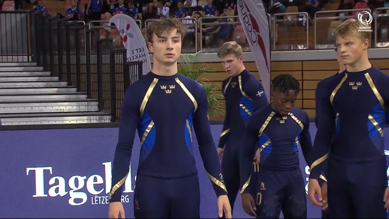 Sweden - 2022 TeamGym European silver medallist, junior men's team