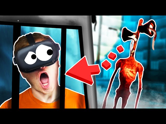 HELP! SIREN HEAD LOCKED ME UP in HIS SECRET DEMON PRISON!!?! (Prison Boss VR)