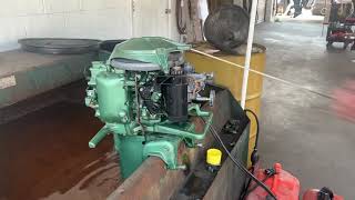 1954 Johnson RD-16 25hp back in service after decades in storage