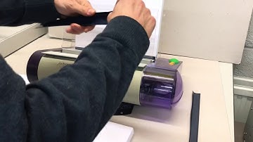 Fastback 9 Binding Machine Using Medium & Narrow Strips