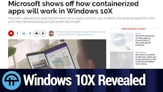 Windows 10X Revealed