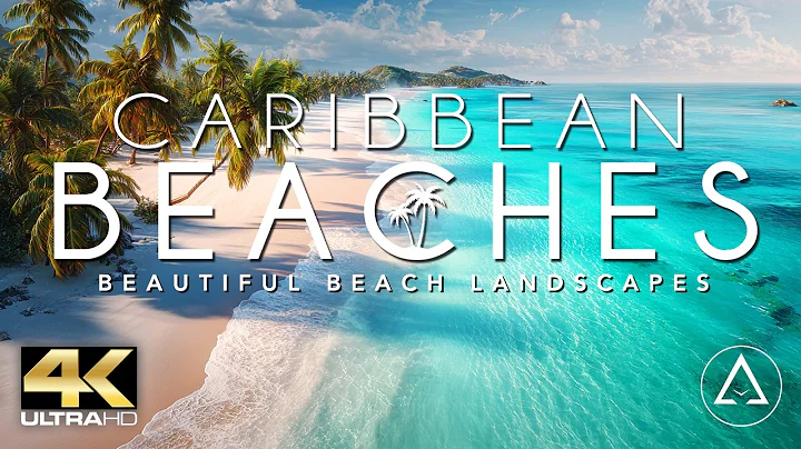 CARIBBEAN BEACHES IN 4K DRONE FOOTAGE (ULTRA HD) - Paradise Beach Landscapes Footage UHD.mp4