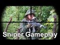 Airsoft Sniper Gameplay - Scope Cam - Sneaking up the River