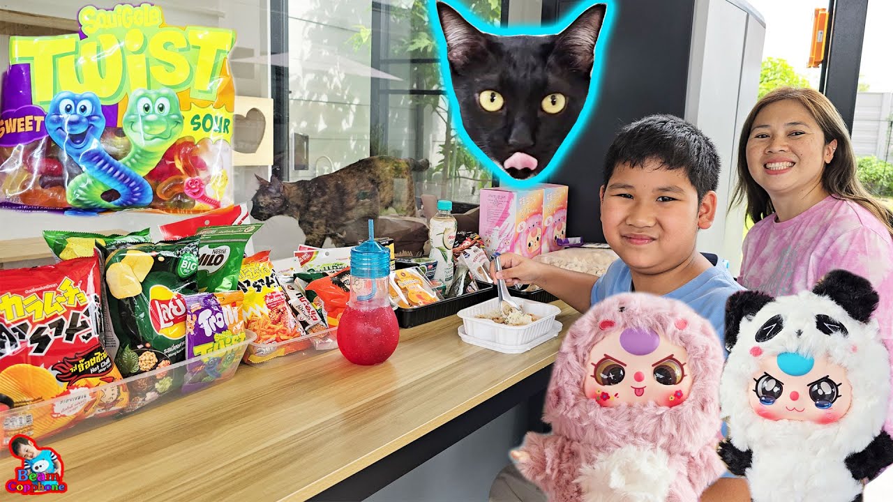 เจ๊บีเปิดคาเฟ่แมว ขนมเพียบเลย | น้องบีม