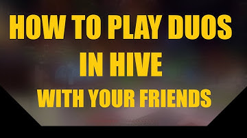 How To Play Duos In Hive With Your Friends | Minecraft