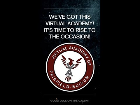 CAASPP Rally Video Virtual Academy of Fairfield-Suisun 24-25
