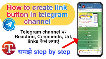 how to create link button in telegram| how to add button in telegram channel | post telegram link