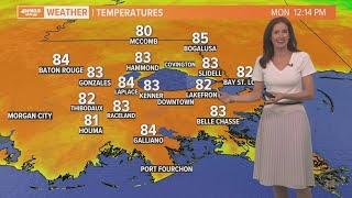 Record warmth Monday; rain returns later this week