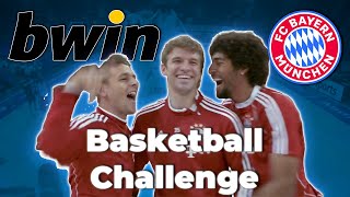 Bayern München Football & Basketball Teams go head to head in Bwin Basketball Challenge - MOB Rewind