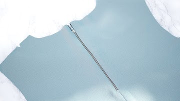 How to sew an exposed zipper