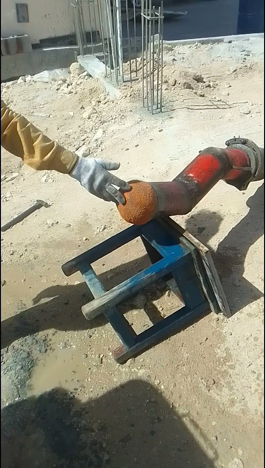 cleaning concrete pump lines shorts YouTube