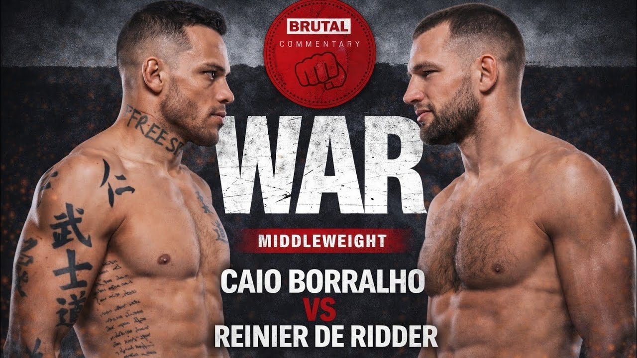 Caio Borralho vs Reinier De Ridder prediction 