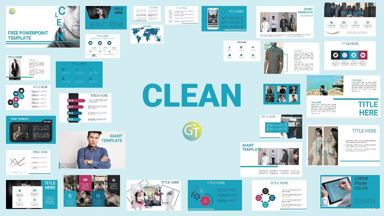  CLEAN POWERPOINT TEMPLATES  2022 Free Download 30 Slides 