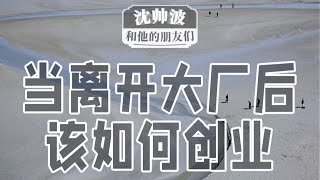 當離開大廠後該如何創業？ 【沈帥波】