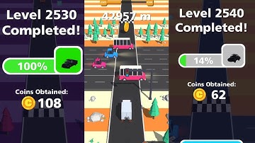 traffic run level 2530-2540 | traffic run level 1000 | traffic run gameplay | ShezZy gameplays