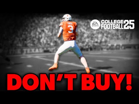 DON'T BUY College Football 25  ( BAD GAMEPLAY )