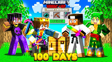 100 Days But YOU CAN COMBINE ANYTHING In Hardcore Minecraft 😰