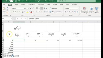 finding the limit of (e^h - 1)/h