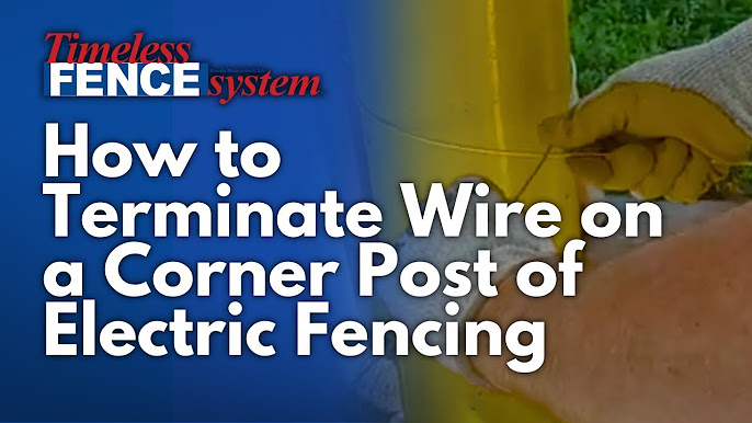 Timeless Tip How to run a jumper wire on electric fence 