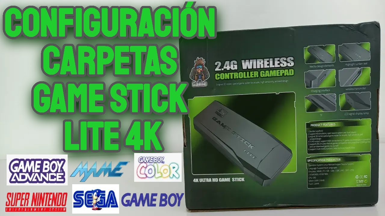 CONFIGURACIÓN de carpeta y DESCARGA GRATUITA en el Game Stick Lite 4K