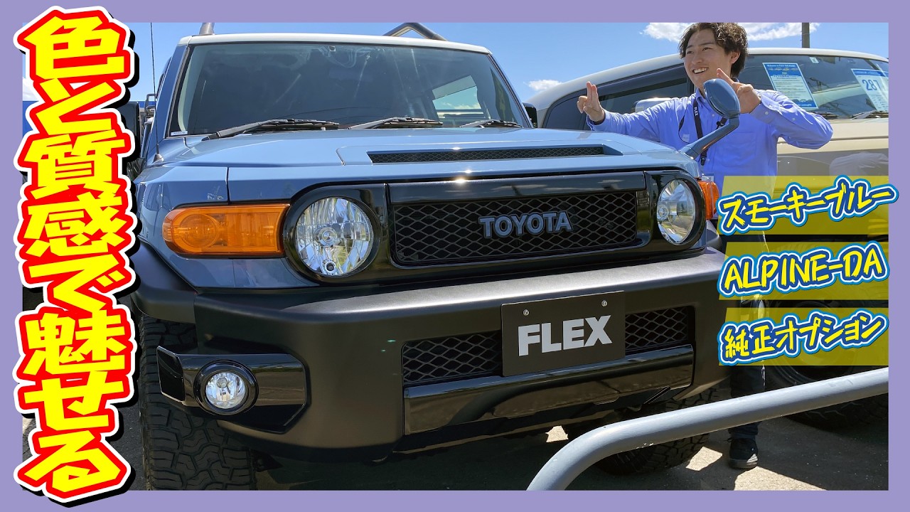 A lightly customized FJ Cruiser in the popular Smoky Blue color