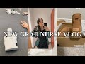 NEW GRAD NURSE VLOG | BLS renewal class, UGG classic mini unboxing, lululemon haul, &amp; more!