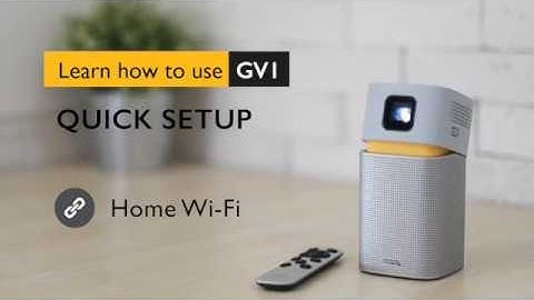 BenQ GV1 Wireless Portable Projector - How to Connect with iPhone/iPad
