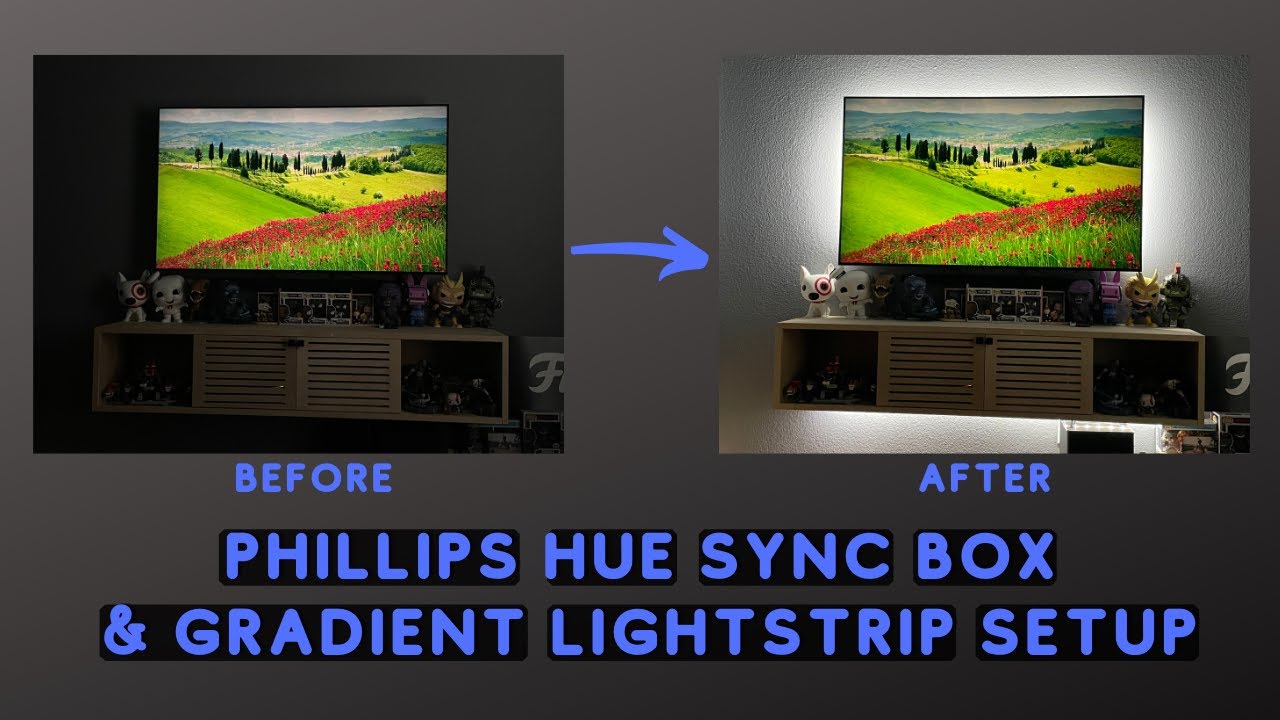 Philips Hue 75 Play Gradient Lightstrip + Hue Play HDMI Sync Box