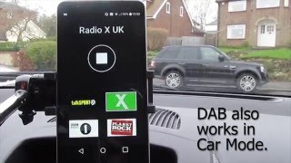 Radioplayer hybrid app demo screenshot 1