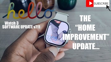 Hello Watch 3 Software UPDATE! Version v711 (New Complications, Faster, Improvements #hellowatch3