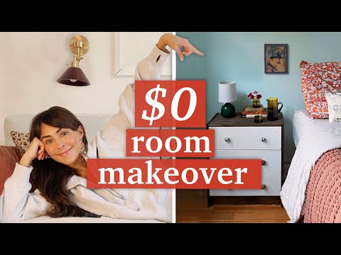 How to do a Bedroom Makeover without buying ANYTHING new