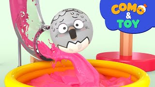 Como Color Paint Mixing Learn Colors And Words Cartoon Video For Kids Como Kids Tv