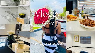 VLOG: Installed Blinds | Finally Showing My Living Area | Decorating Tv Stand | Cooking + More