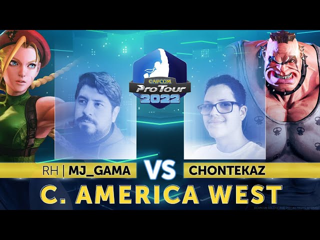 MJ Gama (Cammy) vs. Chontekaz (Abigail) - Top 16 - Capcom Pro Tour 2022 Central America West