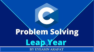 leap year program in c using logical operators. algorithm and flowchart problem-solving in c