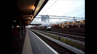 Ns Slt Sprinter Komt Leiden Centraal Binnen