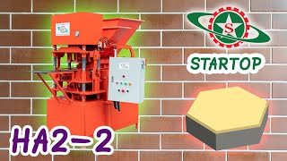 Model:HA2-2 Automatic system/Startop Interlocking Brick Company/Paving brick making machine