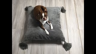 HOW TO - MAKE EASY, CHEAP FLOOR CUSHION - WITH TASSELS