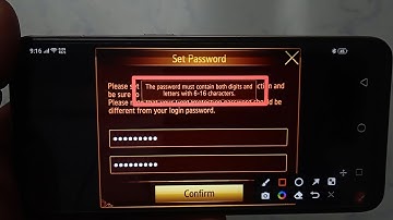 How to fix The password must contain both digits and letters with 6-16 characters. problem solve