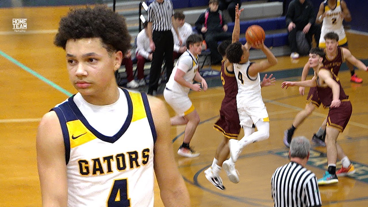 9th Grader James Thomas (son of Isaiah Thomas) Annie Wright vs White River