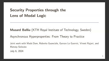 Security Properties through the Lens of Modal Logic