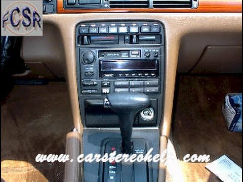 Acura Vigor Car Audio - Radio Removal