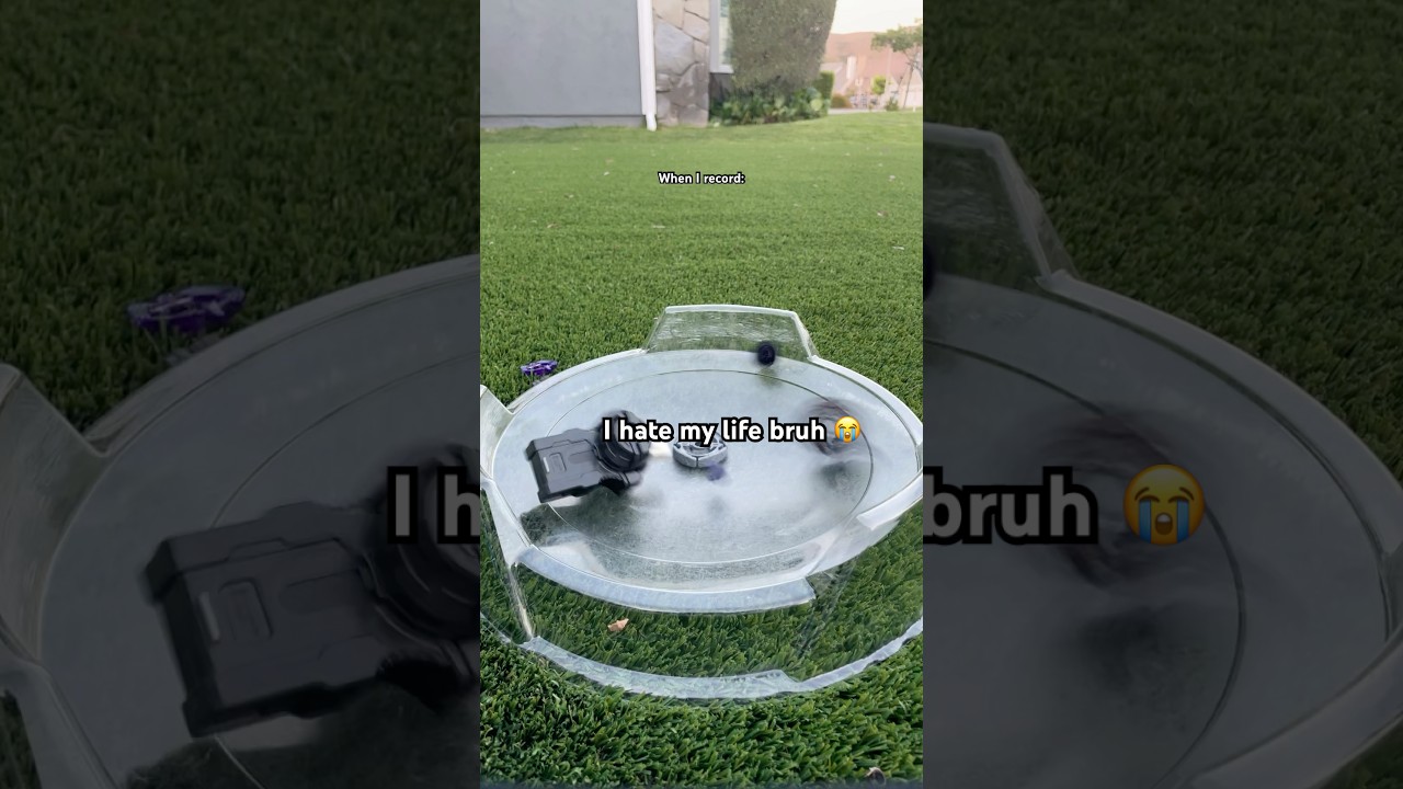 I love recording Beyblade :) 