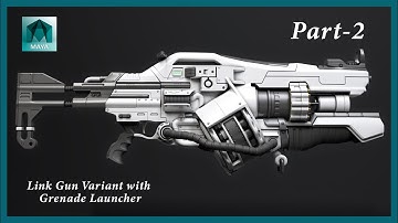 #Gun - in Maya part- 2