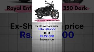 Royal Enfield Clic 350 Monthly Emi Price, Down Payment & Finance Details
