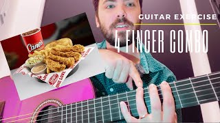 Guitar Exercise The 4 Finger Combo chromatic guitar exercise that explores finger combinations