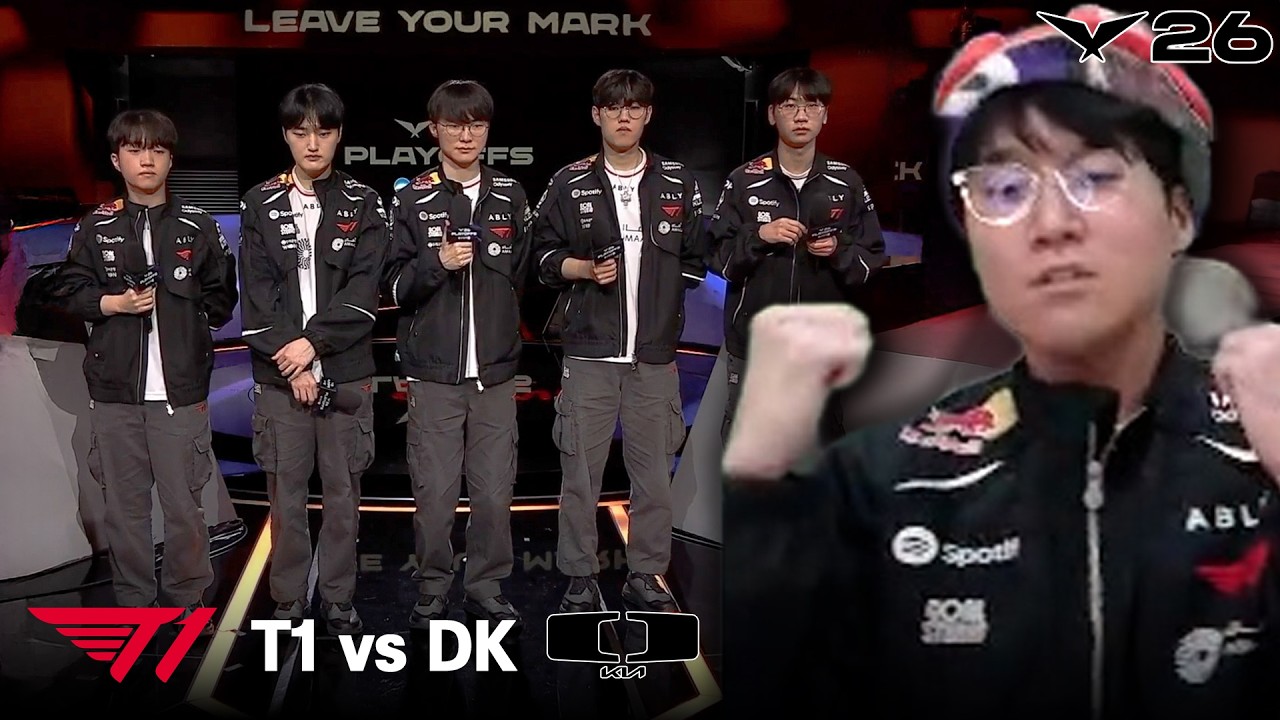 "KSPO돔을 빨갛게 물들이겠습니다" | T1 vs  DK | 2026 LCK