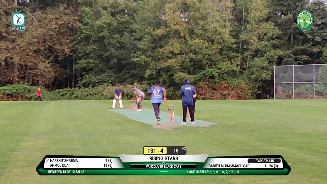 Rising Stars vs Vancouver Black Caps | Surrey | Canada